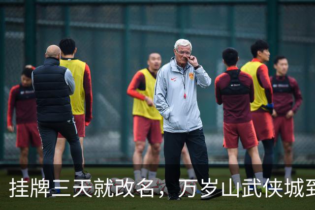挂牌三天就改名，万岁山武侠城到底要什么？